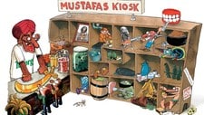 Mustafas kiosk (Foto: Illustrasjon: Jakob Martin Strid) Mustafas kiosk (Foto: Illustrasjon: Jakob Martin Strid)
