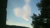 Hjertesky over Kongsberg