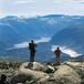 Utsikt mot fjorden fra ruten Hallingskeid - Kaldevass - Ulvik