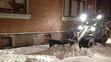 Snørydding  (Foto: Anne Torhild Nilsen/NRK)