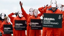 Guantanamo-protester (Foto: CATHAL MCNAUGHTON/Reuters) Guantanamo-protester (Foto: CATHAL MCNAUGHTON/Reuters)
