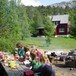 Bålplassen er et naturlig samlingspunkt