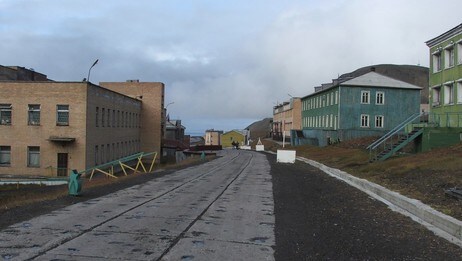 Barentsburg på Svalbard (Foto: Torgeir Skeie/NRK)