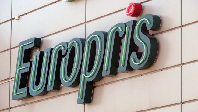 Europris-skilt (Foto: Ken Willy Wilhelmsen/NRK)