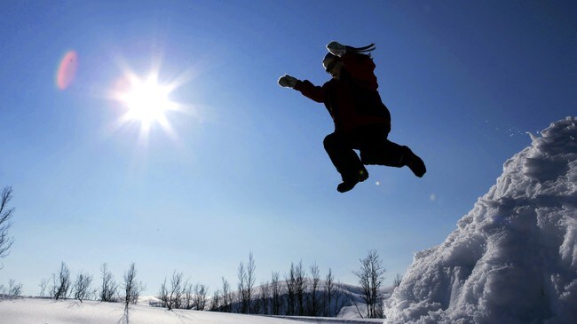 Vinterlek (Foto: Richardsen, Tor/SCANPIX)