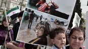 Asylsøkere fra Syria demonstrerer i Hellas
