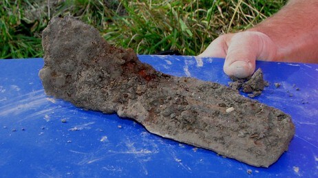 Sverdtupp fra slaget på Re (Foto: Ivar Grydeland/NRK)