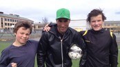 Populær hos fansen - Glimts toppscorer Abdurahim Laajab er populær blant unge og gamle i Bodø.