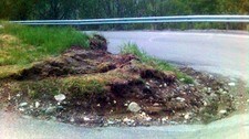 Trailer på ville vegar. (Foto: MMS-foto)