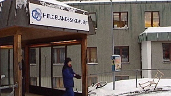 Helgelandssykehuset i Mosjøen (Foto: Lars-Petter Kalkenberg/NRK)