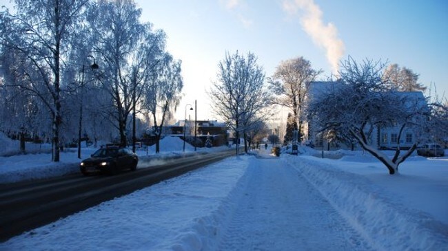 Kaldt i Rakkestad (Foto: Petter Larsson/NRK)
