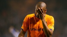 Thierry Henry fortvilte etter tapet mot Deportivo La Coruna. (Foto: Lalo R. Villar/AP)