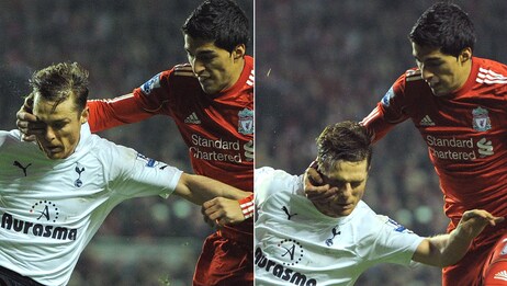 Parker og Suarez (Foto: ANDREW YATES/AFP)