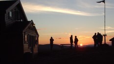 Solnedgang på Stigstuv etter en fantastisk flott dag