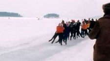 Skøyteløp på Mjøsa 