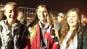 Bieber-fans etter konserten - Bieber-fans etter konserten