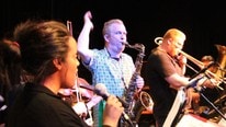 Yun Kan 10 på Nattjazz i Bergen (Foto: Erling Wicklund/NRK) Yun Kan 10 på Nattjazz i Bergen (Foto: Erling Wicklund/NRK)