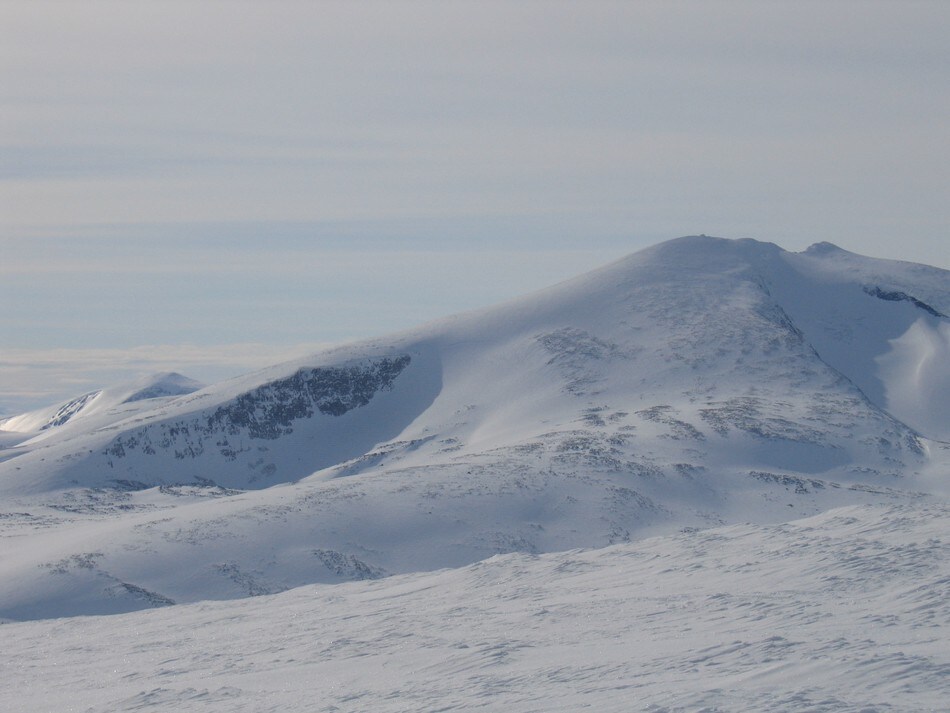 Snøhetta sett fra nord. Reinheim