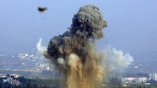 Israelsk angrep på Tyr  (Foto: Hassan Ammar/Scanpix/AFP)