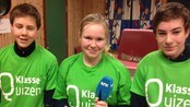 Klassequizen Evje ungdomsskole - Elevene fra Evje ungdomsskole mente det var Knausgård som skrev om Terje Vigen, men ellers gikk det meget bra for dem.