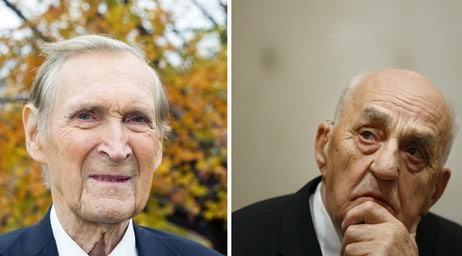 Gunnar 'Kjakan' Sønsteby og Joralf Gjerstad, også kjent som 'Snåsamannen' (Scanpix) Gunnar 'Kjakan' Sønsteby og Joralf Gjerstad, også kjent som 'Snåsamannen' (Scanpix)