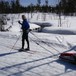 Skitur med pulk i Nordmarka.