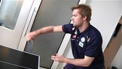 Kjenner det hviterussiske laget godt - Den norske keeperen Lars Haugen kjenner godt til hviterussisk hockey etter to sesonger i Dynamo Minsk.