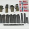 Ammunisjon og norske flagg.