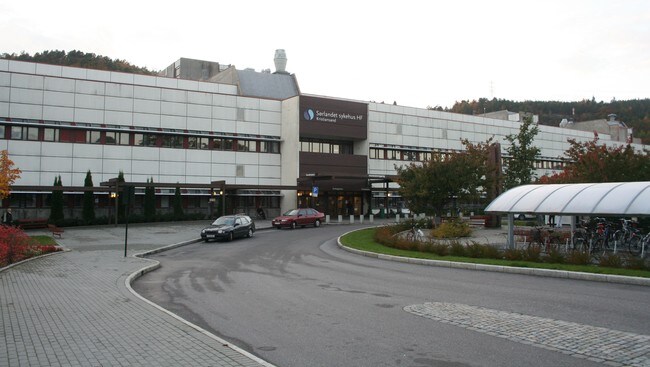 Sørlandet sykehus (Foto: Sundsdal, Svein/Foto: Svein Sundsdal/NRK) Sørlandet sykehus (Foto: Sundsdal, Svein/Foto: Svein Sundsdal/NRK)
