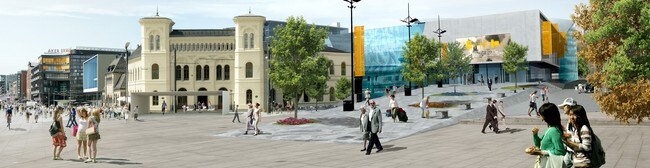 Det nye hovedbiblioteket på Vestbanen (Foto: Statsbygg)