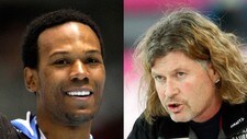Shani Davis og Peter Mueller Shani Davis og Peter Mueller