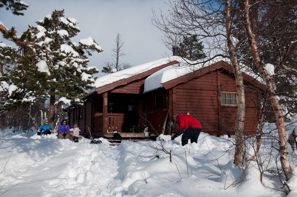 Skikkelig vinter ved Lønsstua