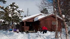 Skikkelig vinter ved Lønsstua
