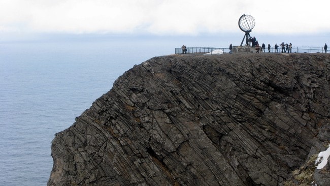 Nordkapp klippen (Foto: Atle Markeng/NRK) Nordkapp klippen (Foto: Atle Markeng/NRK)
