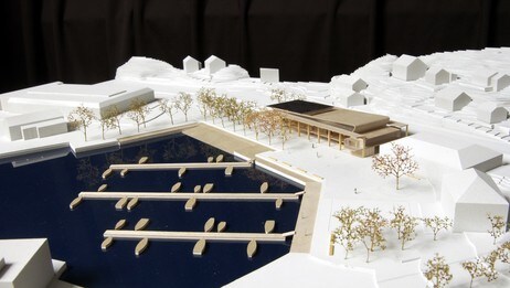 Biblioteket i Grimstad (Foto: Tegning: LPO arkitektur & design as) Biblioteket i Grimstad (Foto: Tegning: LPO arkitektur & design as)