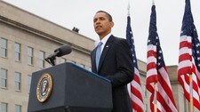 Barack Obama taler 11. september 2009 (Foto: Charles Dharapak/AP) Barack Obama taler 11. september 2009 (Foto: Charles Dharapak/AP)