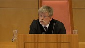 Lagmannen om bevisbildet i Øygardsaken - Lagmann Ørnulf Røhnebæk instruerer juryen i forkant av kjennelsen i Øygard-saken.