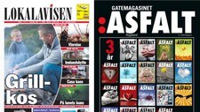 Lokalavisen, Asfalt (Foto: Faksimile)