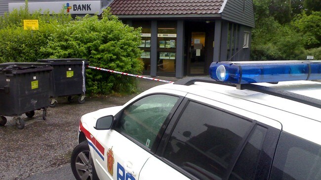 Bankran på Plussbank Rona (Foto: Tom Nicolai Kolstad/NRK)