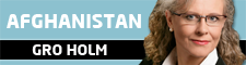 Afghanistan: Gro Holm (NRK) Afghanistan: Gro Holm (NRK)