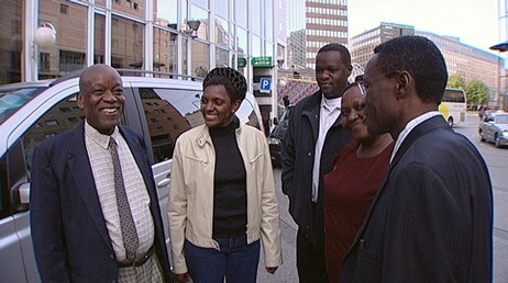 Kenyanere i Oslo (Foto: Stig Sulland/NRK) Kenyanere i Oslo (Foto: Stig Sulland/NRK)