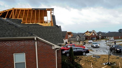 Dette nabolaget i Athens Alabama vart hardt ramma. (Foto: Gary Cosby Jr/Ap) Dette nabolaget i Athens Alabama vart hardt ramma. (Foto: Gary Cosby Jr/Ap)