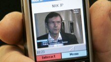 NRKs tv-tilbud på mobilen (Foto: Kallestad, Gorm/SCANPIX) NRKs tv-tilbud på mobilen (Foto: Kallestad, Gorm/SCANPIX)