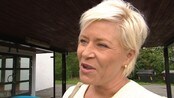 Siv Jensen spent på valgdagen - Siv Jensen spent på valgdagen