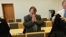 Domsavsigelse i stortingspensjonssaken. Anders Talleraas ble dømt til 6 mnd i fengsel. (Foto: Cornelius Poppe/Scanpix)