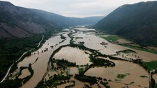 Gudbrandsdalen under vann. (Foto: Larsen, Håkon Mosvold/Scanpix) Gudbrandsdalen under vann. (Foto: Larsen, Håkon Mosvold/Scanpix)
