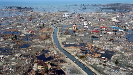 Hovedstaden i Aceh, Banda Ache, etter tsunamien i 2004 (Foto: CHOO YOUN-KONG/AFP) Hovedstaden i Aceh, Banda Ache, etter tsunamien i 2004 (Foto: CHOO YOUN-KONG/AFP)