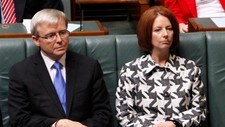 Kevin Rudd (t.v.) og Julia Gillard (Foto: DANIEL MUNOZ/Reuters) Kevin Rudd (t.v.) og Julia Gillard (Foto: DANIEL MUNOZ/Reuters)