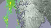 Regnradar (Foto: Meteorologisk Institutt)