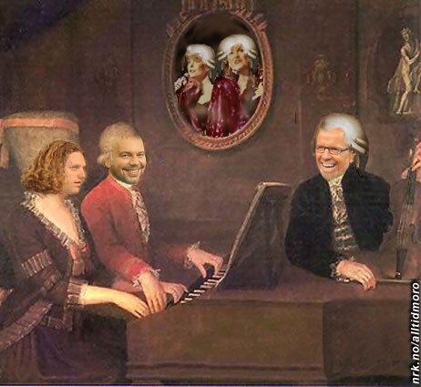 Mozart og gjengen hans (Foto: Fotofikling: Alltid Moro)